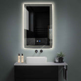 LED Spiegel Vertikal | Touch-Schalter | Anti-Beschlag-Funktion | Neutralweißes Licht - Reyze Seria Official Model 6